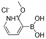 3-(DIHYDROXYBORYL)-2-METHOXYPYRIDINIUM CHLORIDE Struktur