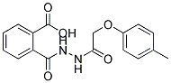 2-[N'-(2-P-TOLYLOXY-ACETYL)-HYDRAZINOCARBONYL]-BENZOIC ACID Struktur