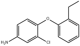 3-CHLORO-4-(2-ETHYLPHENOXY)ANILINE Struktur