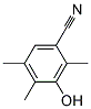 3-HYDROXY-2,4,5-TRIMETHYL-BENZONITRILE Struktur