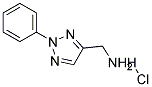 C-(2-PHENYL-2H-[1,2,3]TRIAZOL-4-YL)-METHYLAMINE HYDROCHLORIDE Struktur