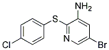 5-BROMO-2-(4-CHLORO-PHENYLSULFANYL)-PYRIDIN-3-YLAMINE Struktur