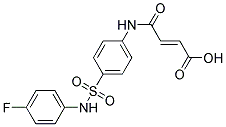 3-[4-(4-FLUORO-PHENYLSULFAMOYL)-PHENYLCARBAMOYL]-ACRYLIC ACID Struktur