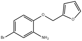 5-BROMO-2-(2-FURYLMETHOXY)ANILINE Struktur