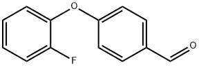 4-(2-FLUORO-PHENOXY)-BENZALDEHYDE Struktur