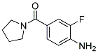 (4-AMINO-3-FLUORO-PHENYL)-PYRROLIDIN-1-YL-METHANONE Struktur