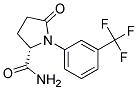 5-OXO-N-[3-(TRIFLUOROMETHYL)PHENYL]PROLINAMIDE Struktur