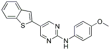 5-(1-BENZOTHIEN-2-YL)-N-(4-METHOXYPHENYL)PYRIMIDIN-2-AMINE Struktur