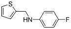 4-FLUORO-N-(THIEN-2-YLMETHYL)ANILINE Struktur