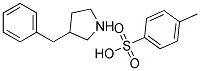 3-BENZYLPYRROLIDINE 4-METHYLBENZENESULFONATE Struktur