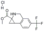 METHYL 5-(TRIFLUOROMETHYL)-1A,2,3,7B-TETRAHYDRO-1H-CYCLOPROPA[C]ISOQUINOLINE-1A-CARBOXYLATE HYDROCHLORIDE Struktur