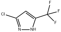 5-CHLORO-3-TRIFLUOROMETHYL-1H-PYRAZOLE Struktur