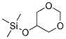 5-TRIMETHYLSILYOXY-1,3-DIOXANE Struktur