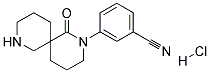 3-(1-OXO-2,8-DIAZASPIRO[5.5]UNDECAN-2-YL)BENZONITRILE HYDROCHLORIDE Struktur