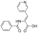 (Z)-2-BENZOYLAMINO-3-PYRIDIN-3-YL-ACRYLIC ACID Struktur