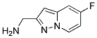 C-(5-FLUORO-PYRAZOLO[1,5-A]PYRIDIN-2-YL)-METHYLAMINE Struktur