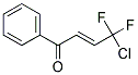 (E)-4-CHLORO-4,4-DIFLUORO-1-PHENYL-BUT-2-EN-1-ONE Struktur