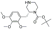 (R)-2-(2,3,4-TRIMETHOXY-BENZYL)-PIPERAZINE-1-CARBOXYLIC ACID TERT-BUTYL ESTER Struktur