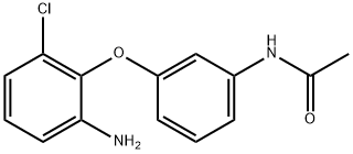 N-[3-(2-AMINO-6-CHLOROPHENOXY)PHENYL]ACETAMIDE Struktur