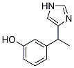 3-[1-(1H-IMIDAZOL-4-YL)-ETHYL]-PHENOL Struktur