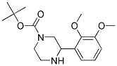 3-(2,3-DIMETHOXY-PHENYL)-PIPERAZINE-1-CARBOXYLIC ACID TERT-BUTYL ESTER Struktur