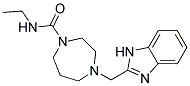 4-(1H-BENZIMIDAZOL-2-YLMETHYL)-N-ETHYL-1,4-DIAZEPANE-1-CARBOXAMIDE Struktur