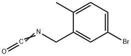 4-BROMO-2-ISOCYANATOMETHYL-1-METHYL-BENZENE Struktur