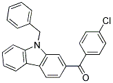 (9-BENZYL-9H-CARBAZOL-2-YL)(4-CHLOROPHENYL)METHANONE Struktur