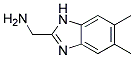 C-(5,6-DIMETHYL-1H-BENZIMIDAZOL-2-YL)-METHYLAMINE Struktur