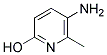 5-AMINO-2-HYDROXY-6-PICOLINE Struktur