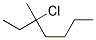 3-CHLORO-3-METHYLHEPTANE Struktur