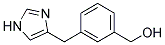 [3-(1H-IMIDAZOL-4-YLMETHYL)-PHENYL]-METHANOL Struktur