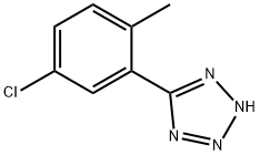 5-(5-CHLORO-2-METHYLPHENYL)-1H-TETRAZOLE Struktur