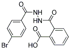 2-[N'-(4-BROMO-BENZOYL)-HYDRAZINOCARBONYL]-BENZOIC ACID Struktur