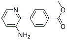 METHYL 4-(3-AMINO-2-PYRIDINYL)BENZENECARBOXYLATE Struktur