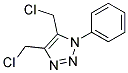 4,5-BIS(CHLOROMETHYL)-1-PHENYL-1H-1,2,3-TRIAZOLE Struktur