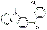 (9H-CARBAZOL-2-YL)-(3-CHLORO-PHENYL)-METHANONE Struktur