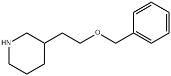 3-[2-(BENZYLOXY)ETHYL]PIPERIDINE Struktur