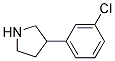 3-(3-CHLOROPHENYL)PYRROLIDINE Struktur