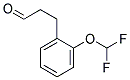 3-(2-DIFLUOROMETHOXY-PHENYL)-PROPIONALDEHYDE Struktur