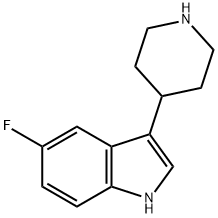 5-FLUORO-3-PIPERIDIN-4-YL-1H-INDOLE Struktur