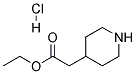 ETHYL 2-(PIPERIDIN-4-YL)ACETATE HYDROCHLORIDE Struktur