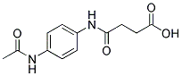 N-(4-ACETYLAMINO-PHENYL)-SUCCINAMIC ACID Struktur