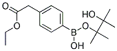 (4-ETHOXYCARBONYLMETHYLPHENYL)BORONIC ACID, PINACOL ESTER Struktur