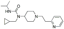 N-(CYCLOPROPYLMETHYL)-N'-ISOPROPYL-N-[1-(2-PYRIDIN-2-YLETHYL)PIPERIDIN-4-YL]UREA Struktur