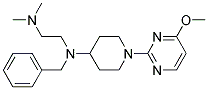 N-BENZYL-N-[1-(4-METHOXYPYRIMIDIN-2-YL)PIPERIDIN-4-YL]-N',N'-DIMETHYLETHANE-1,2-DIAMINE Struktur