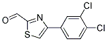 4-(3,4-DICHLOROPHENYL)-1,3-THIAZOLE-2-CARBALDEHYDE Struktur