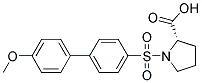 1-[(4'-METHOXY[1,1'-BIPHENYL]-4-YL)SULFONYL]PROLINE Struktur