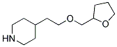 4-[2-(TETRAHYDRO-2-FURANYLMETHOXY)ETHYL]PIPERIDINE Struktur