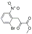 METHYL-3-(2-BROMO-6-NITROPHENYL)-2-OXOPROPANOATE Struktur